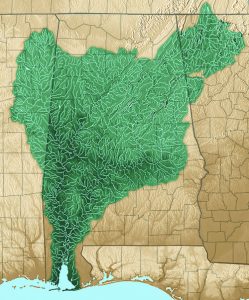 mobile bay watershed map