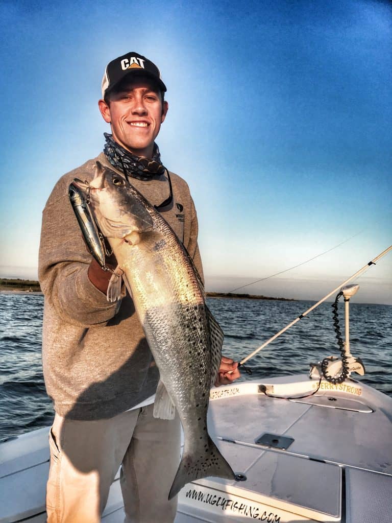 trophy speckled trout dauphin island topwater